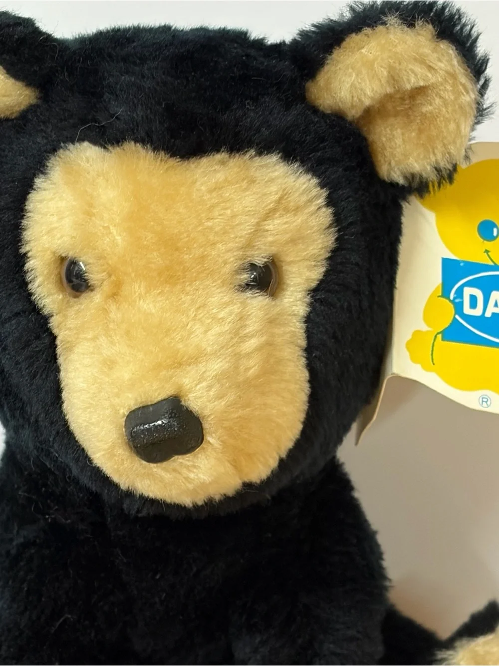 Vintage Dakin Black Bear Coco Bear Cub Plush With Tag 1982